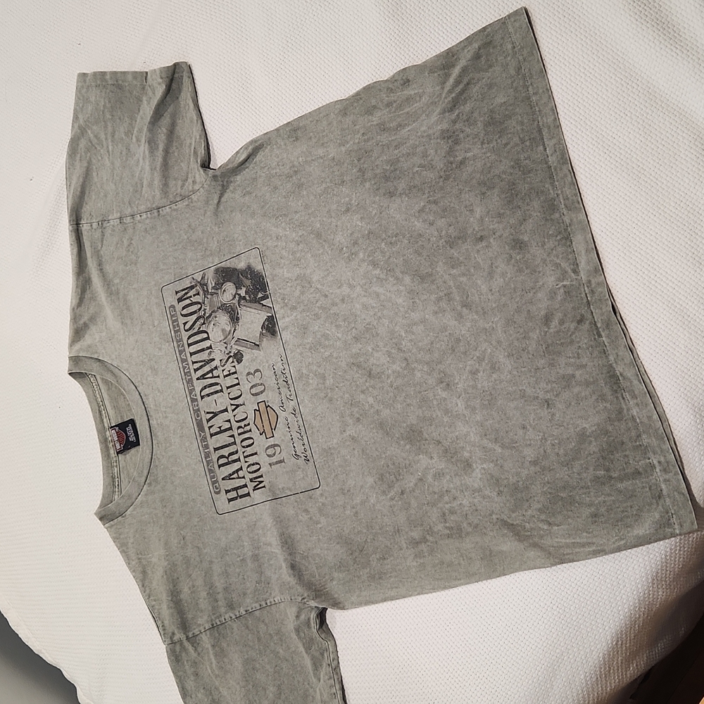 HARLEY-DAVIDSON ▪︎ Vintage TAKU H-D, Juneau, Alaska T-Shirt,  Size L